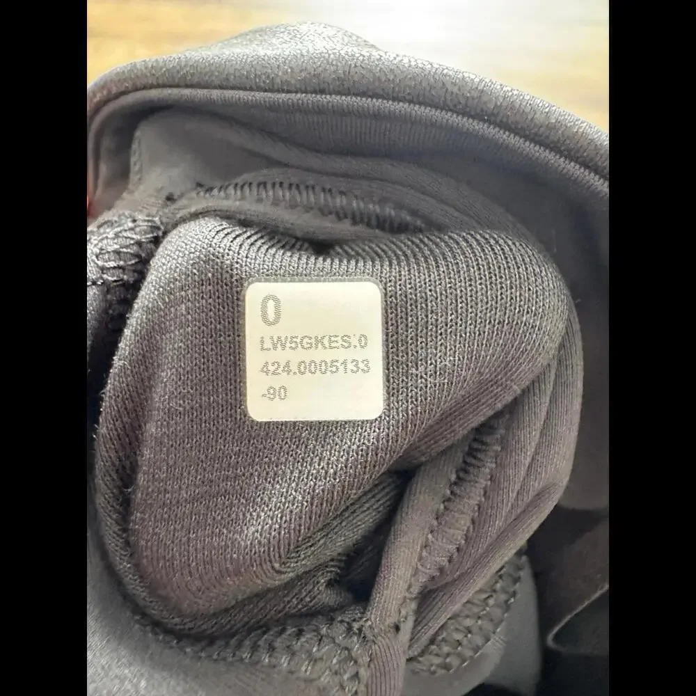 Lululemon Wunder Train High Rise 25” Matte Foil Shine Black Size 0 NWT